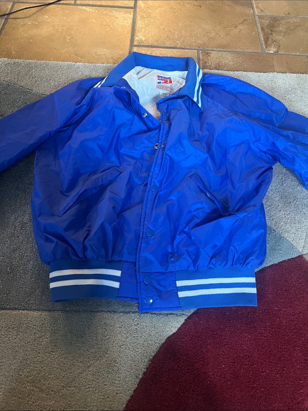 VINTAGE LINED CLUB 21 WINDBREAKER